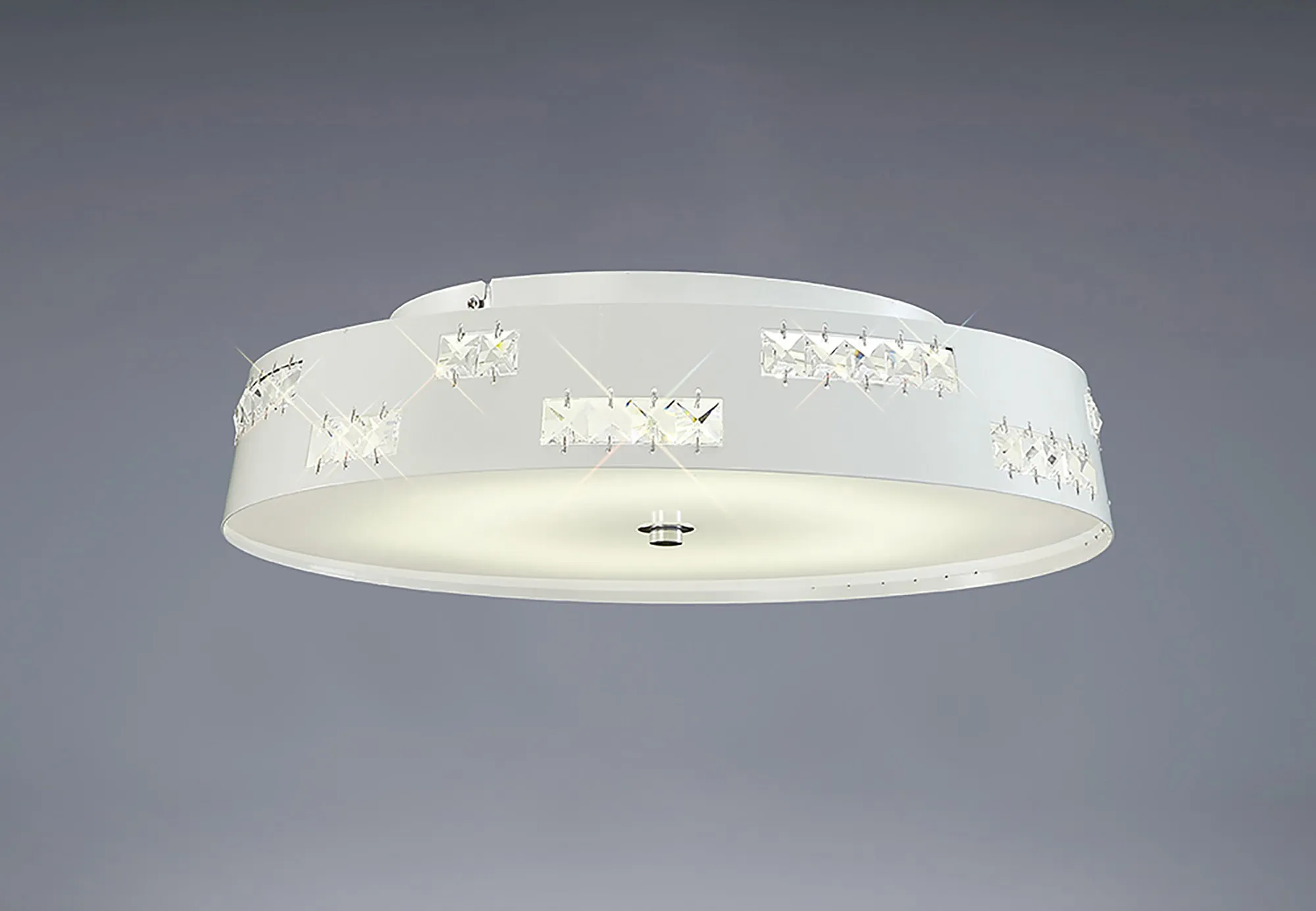 Phoenix Crystal Ceiling Lights Diyas Flush Crystal Fittings